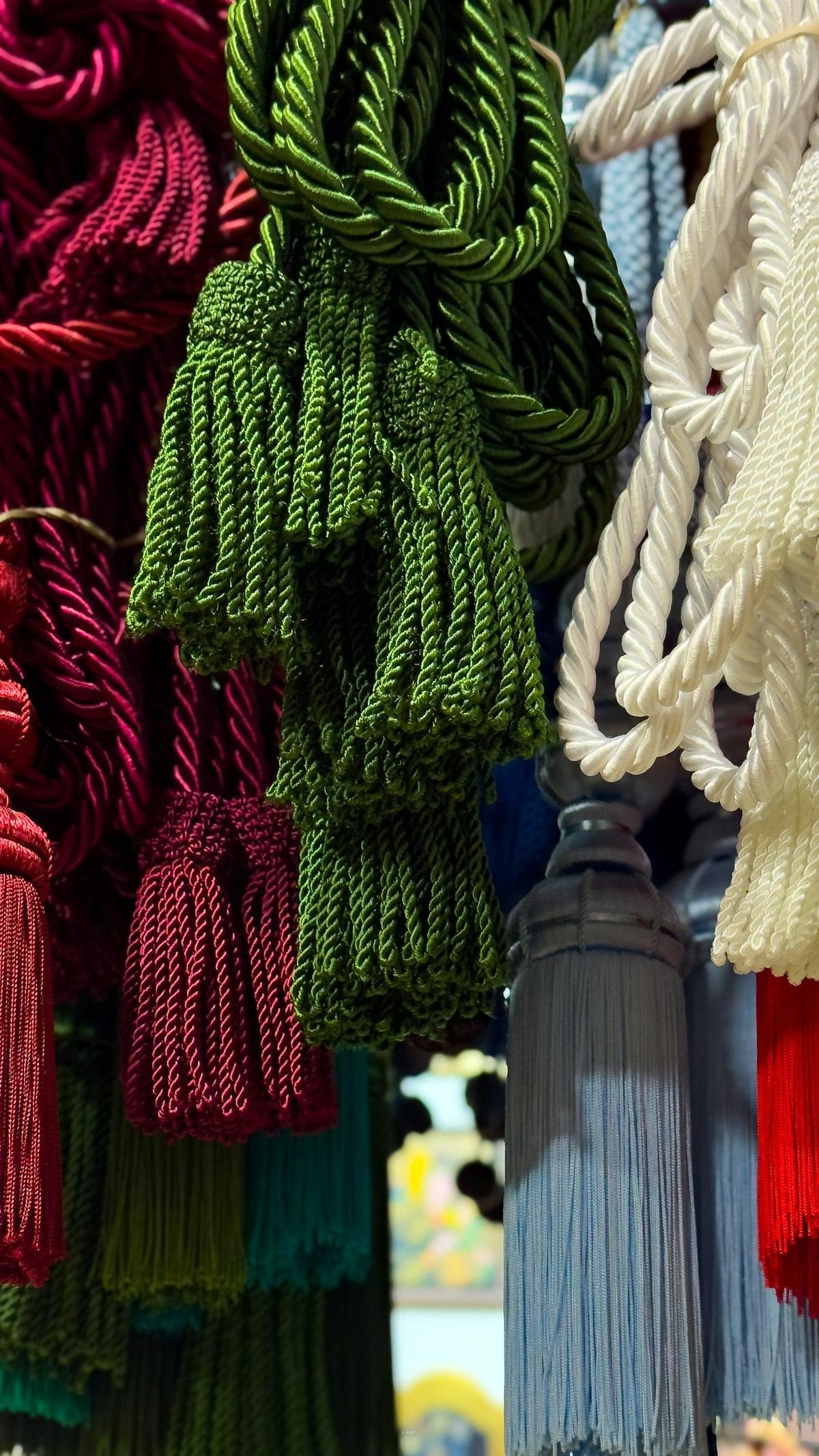 Tassel trims in rich colors
